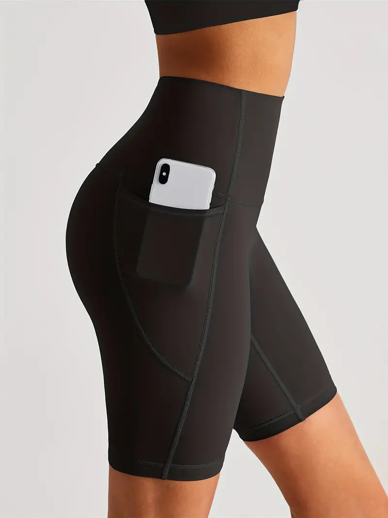 Work-Out Solid Bike Shorts