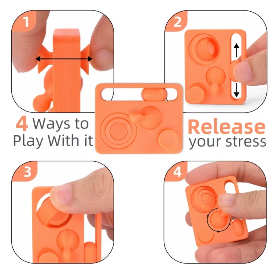 4 in 1 Fidget Finger Slider