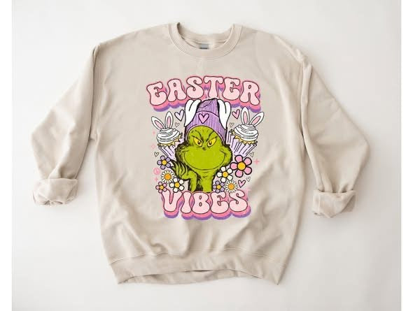 Easter Vibes Green Mean CUSTOM Graphic