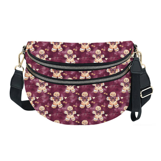 The Roni Nylon Crossbody - Christmas - Gingerbread Joy