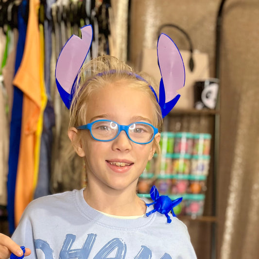 Made by MIke: Blue Alien Ears Headband