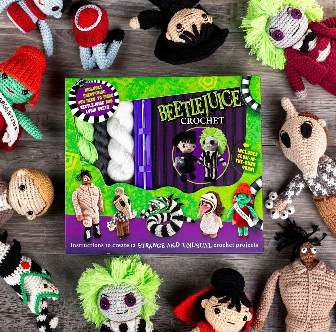 Damaged Box SPECIAL - Beetlejuice & Lydia Deetz Crochet Kit
