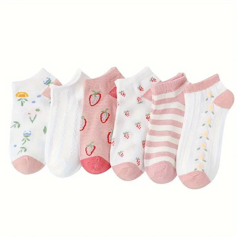 Strawberry Ankle Sock Pack