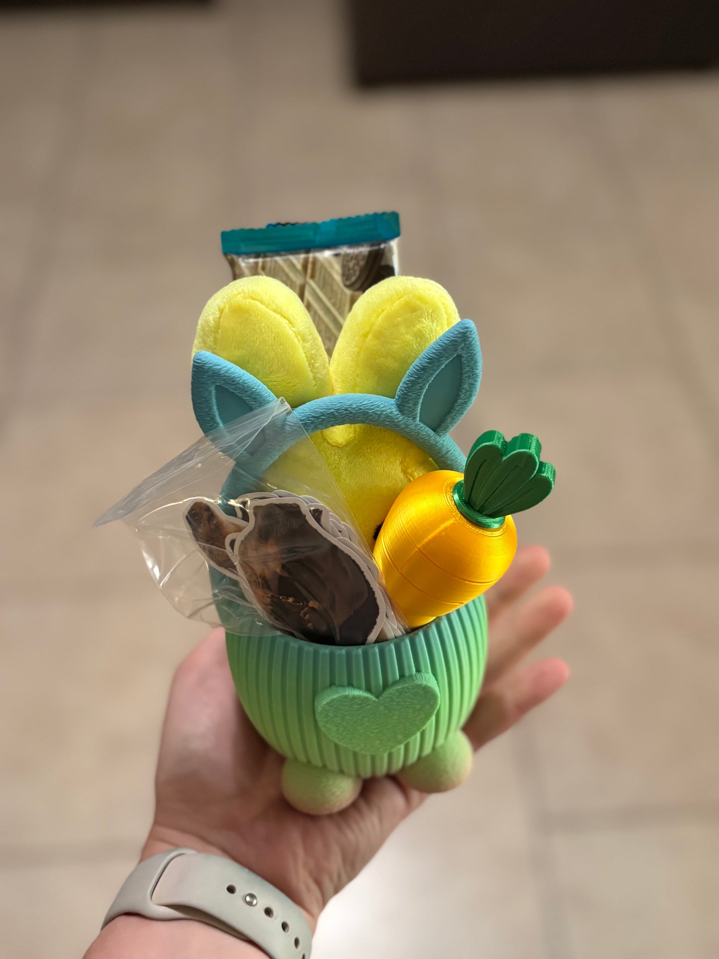 Made by Mike: Bunny Easter Basket (Items not included)