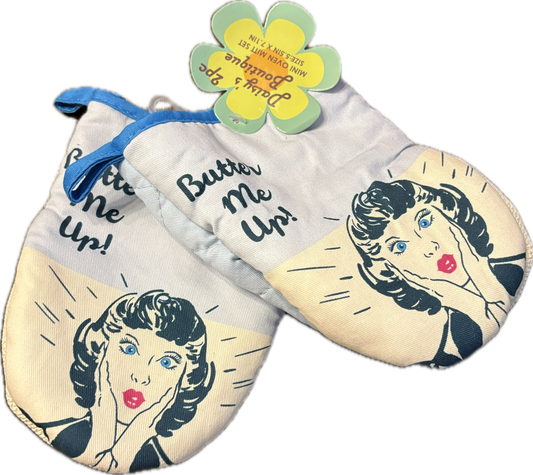 2 Butter Me Up Hand Oven Mitts