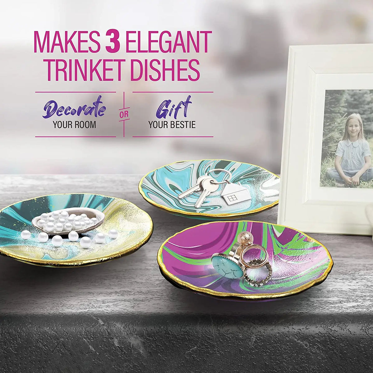Craft 'n Clay - Jewelry Dish Making Kit For Kids