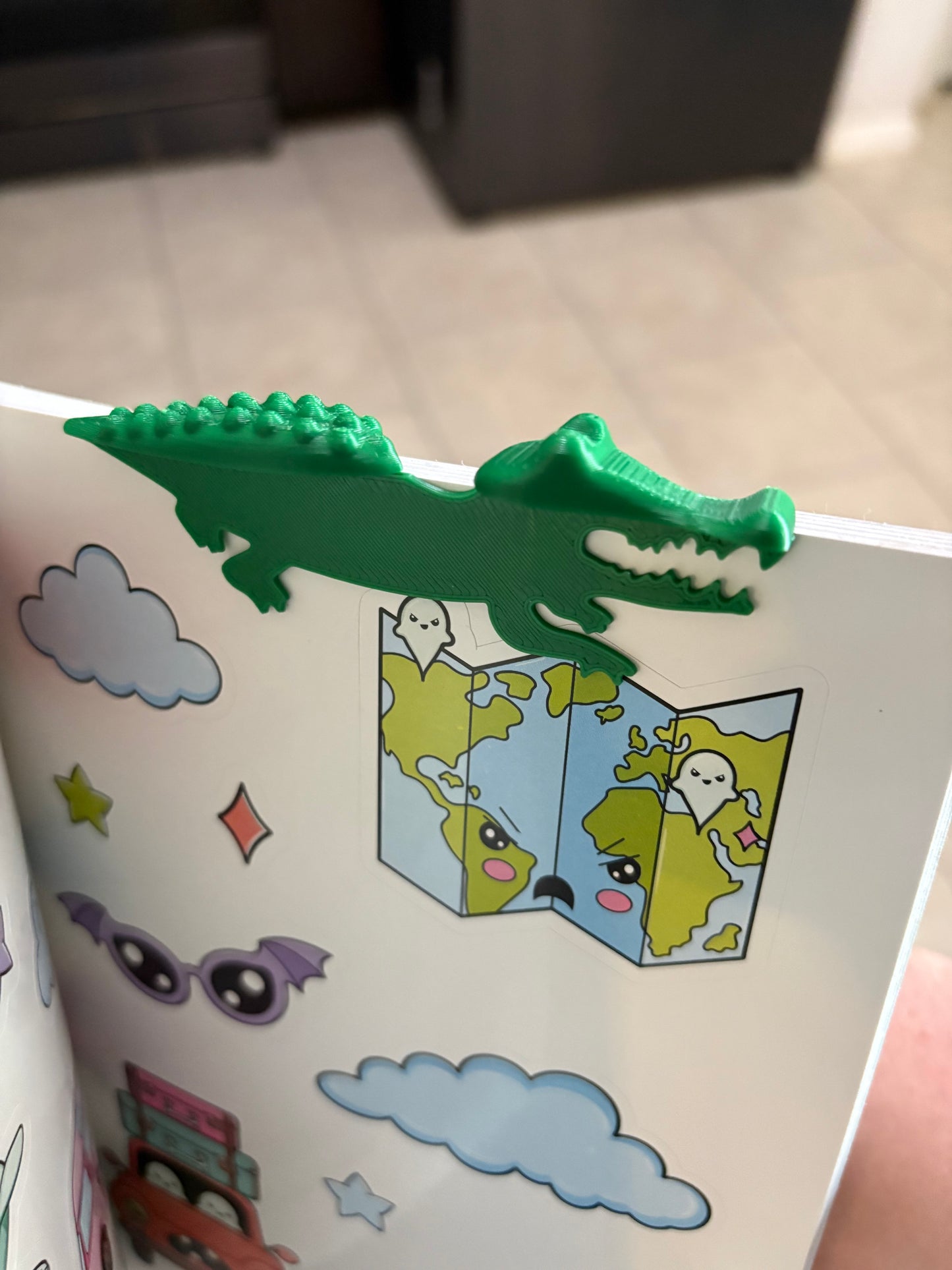 Made by Mike: Alligator Bookmark