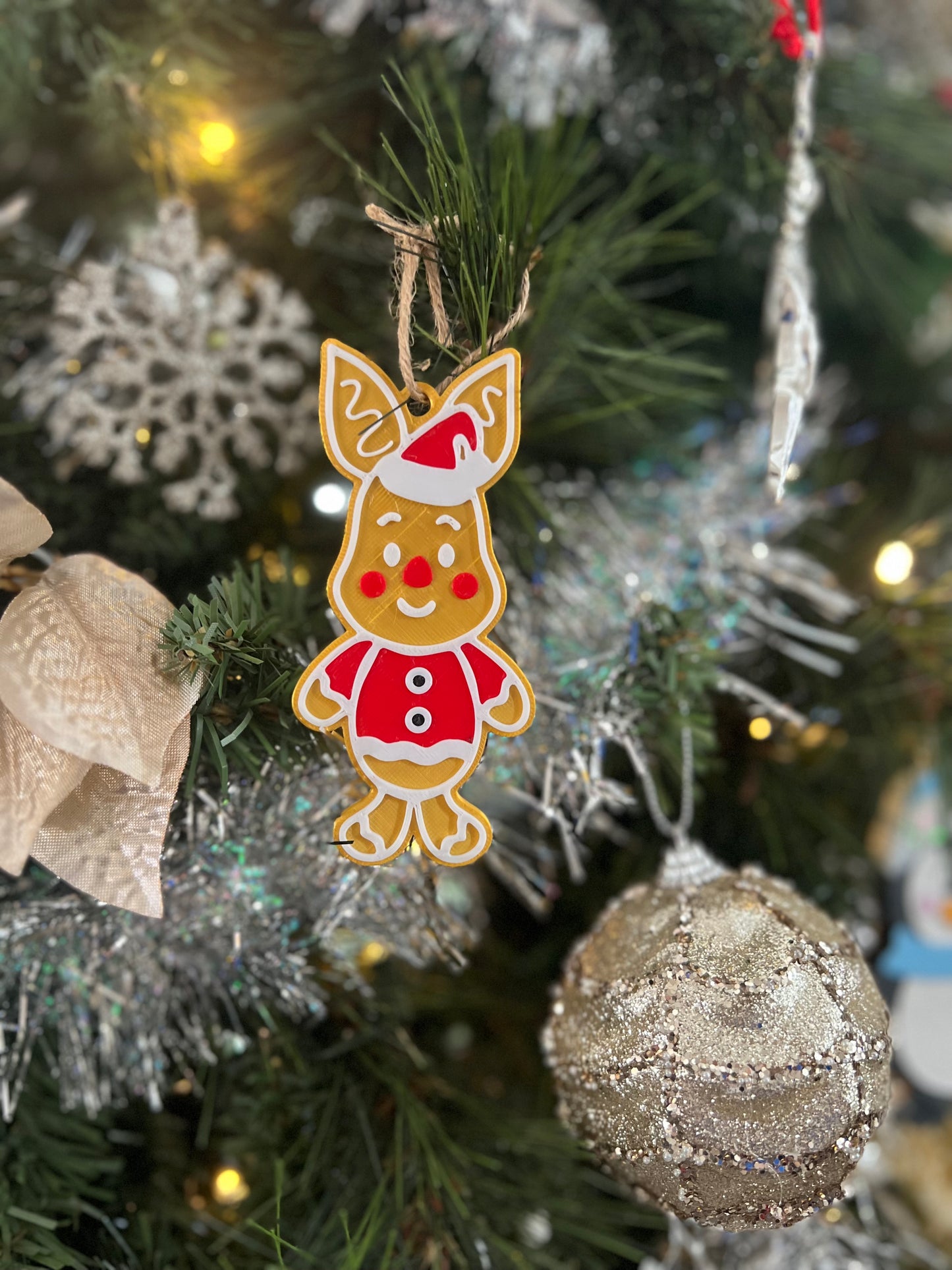 Made By Mike: Gingerbread Character 3D Printed Ornament