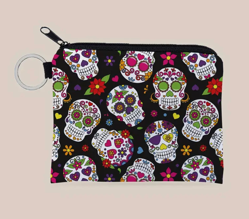 Spooky Key Ring Coin Purse - 7 options!