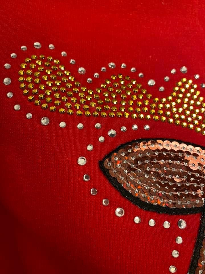 BLINGED Reindeer CUSTOM Graphic