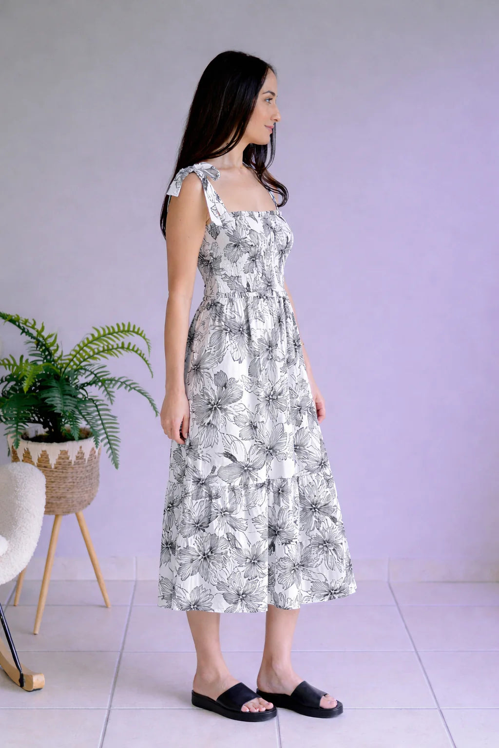 Enchanted Teal Garden Dress