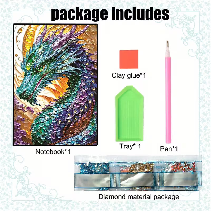 Preorder Dragon Diamond Art Notebook