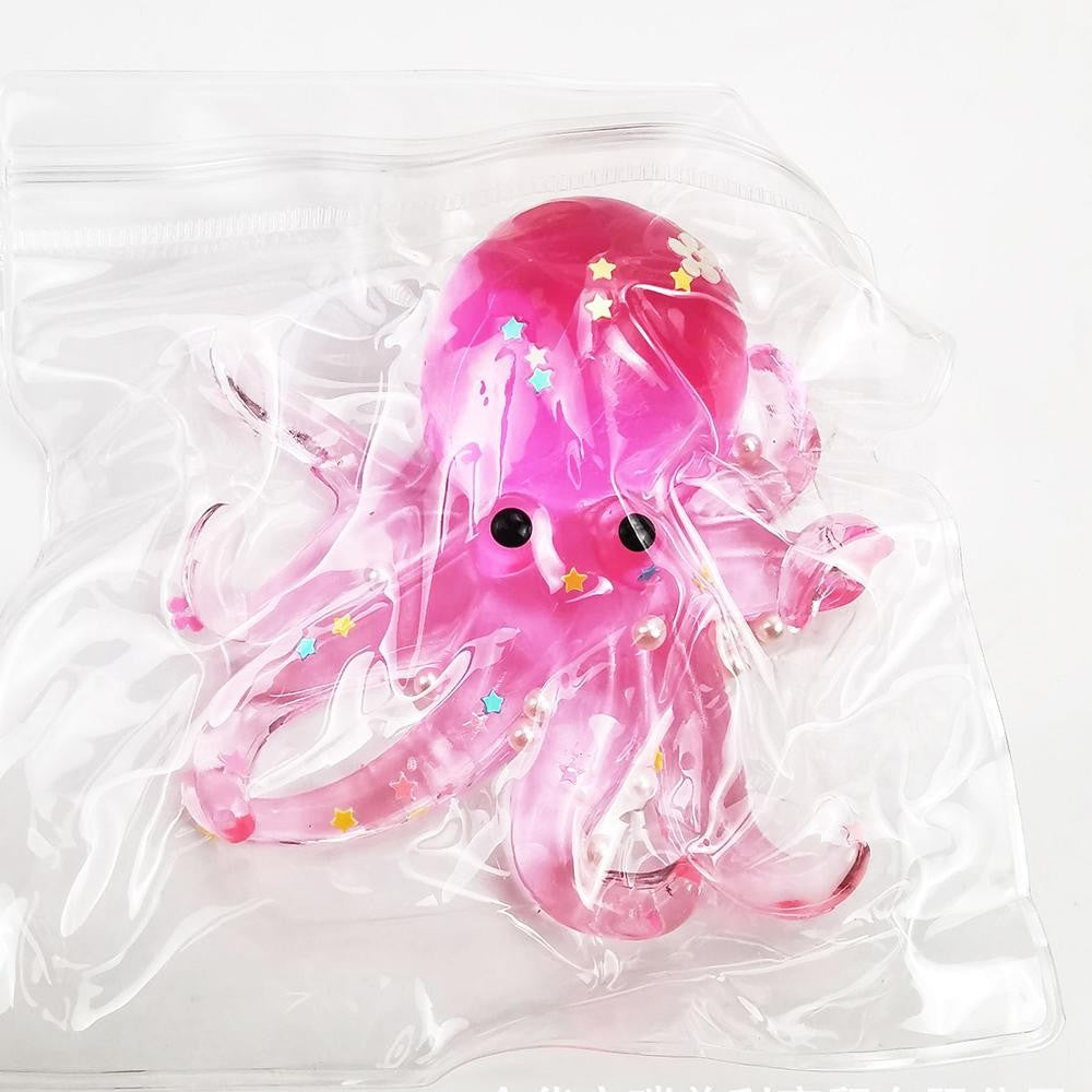 Preorder Translucent Jelly Octopus Squishy Toy