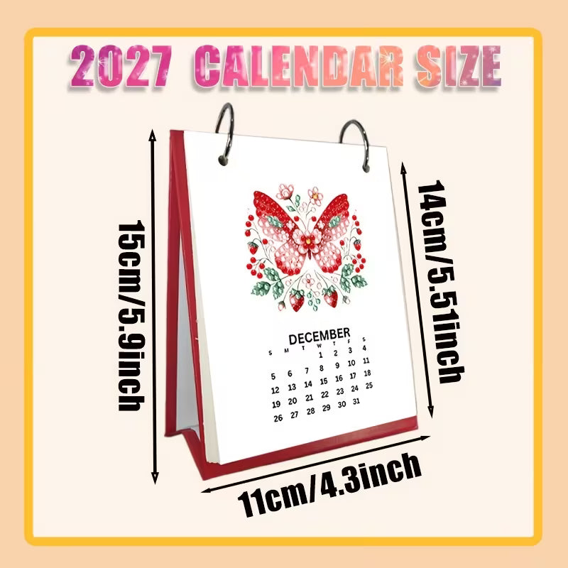 Preorder Butterfly Diamond Art Desk Calendar Kit