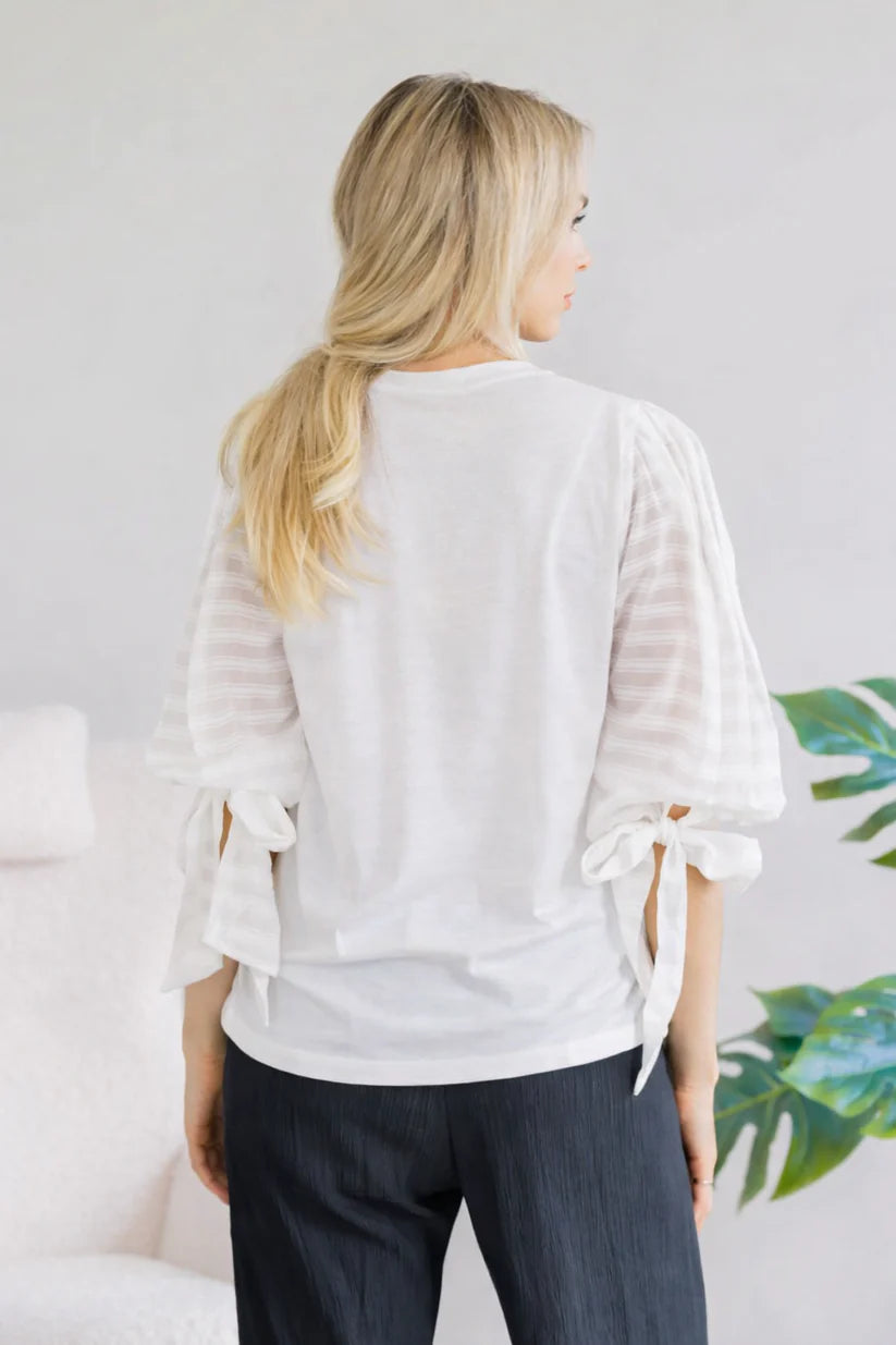 Duchess Tie Sleeve Top