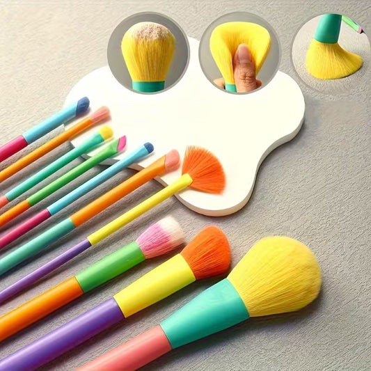 10 Rainbow Makeup Brushes