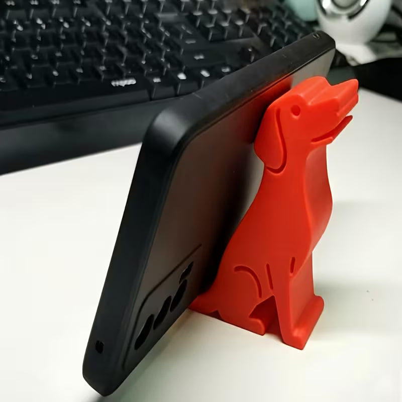 Plastic Cute Dog Phone Stand