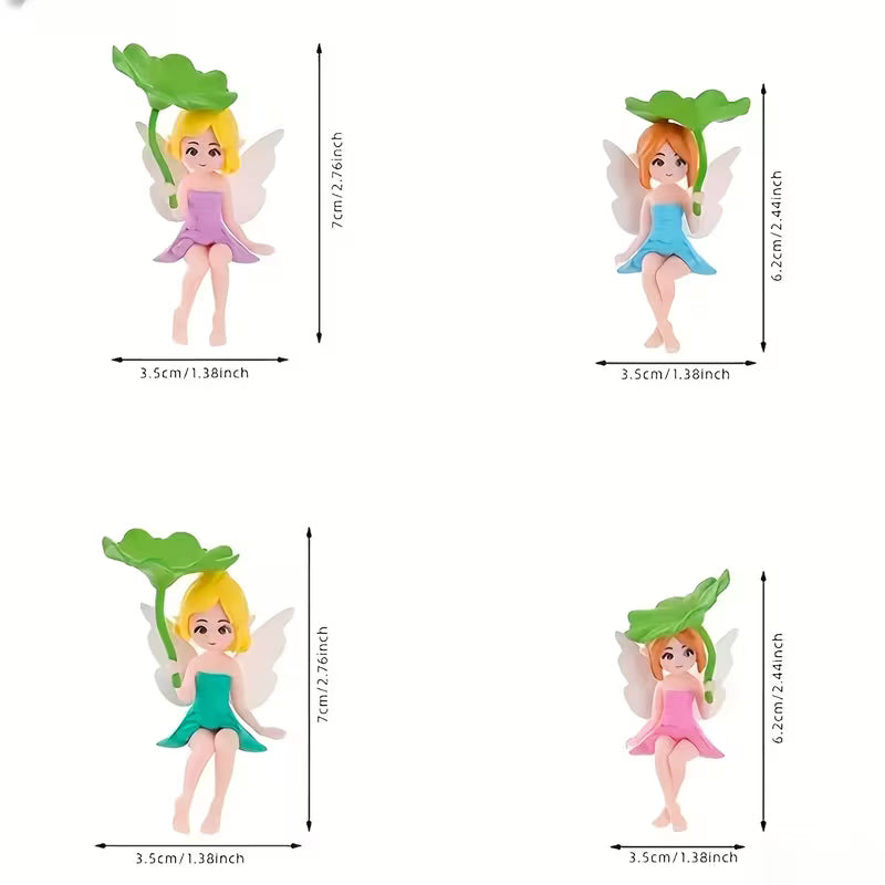 One Mystery Resin Sitting Fairy