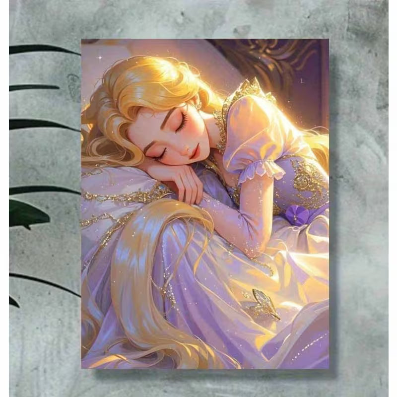 Inspired Sleeping Princess Diamond Art