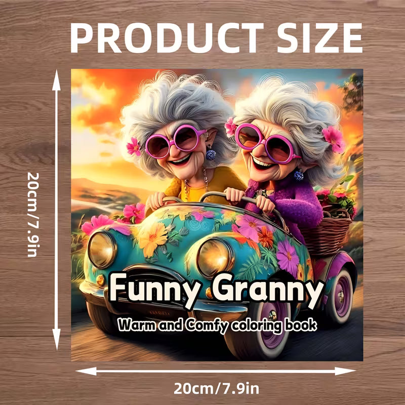 Gorgeous Grandma Coloring Book