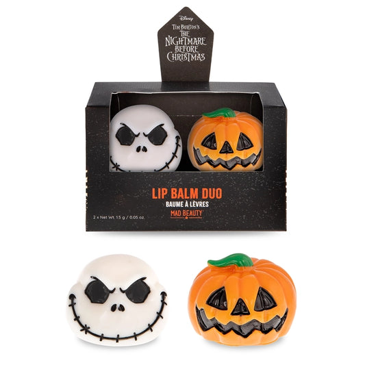 PREORDER Mad Beauty x Nightmare Before Christmas Lip Balm Duo