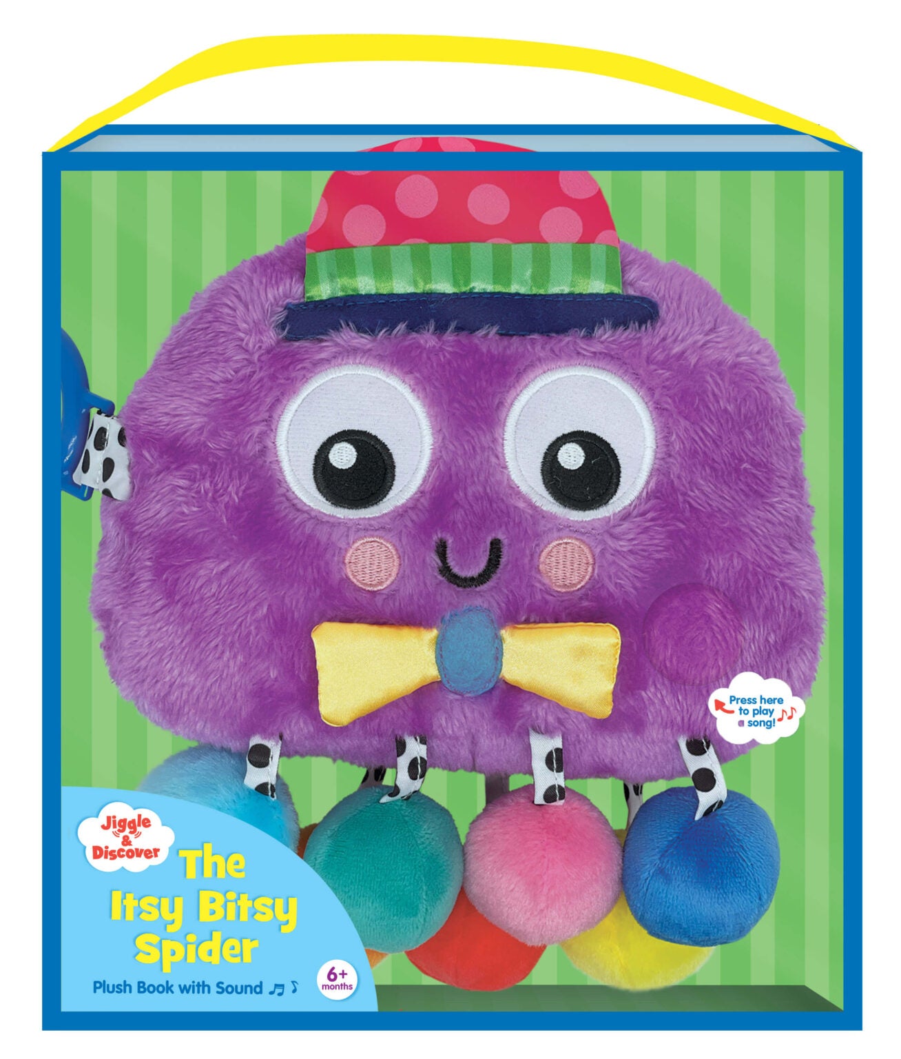 Jiggle & Discover - The Itsy Bitsy Spider Plush Book