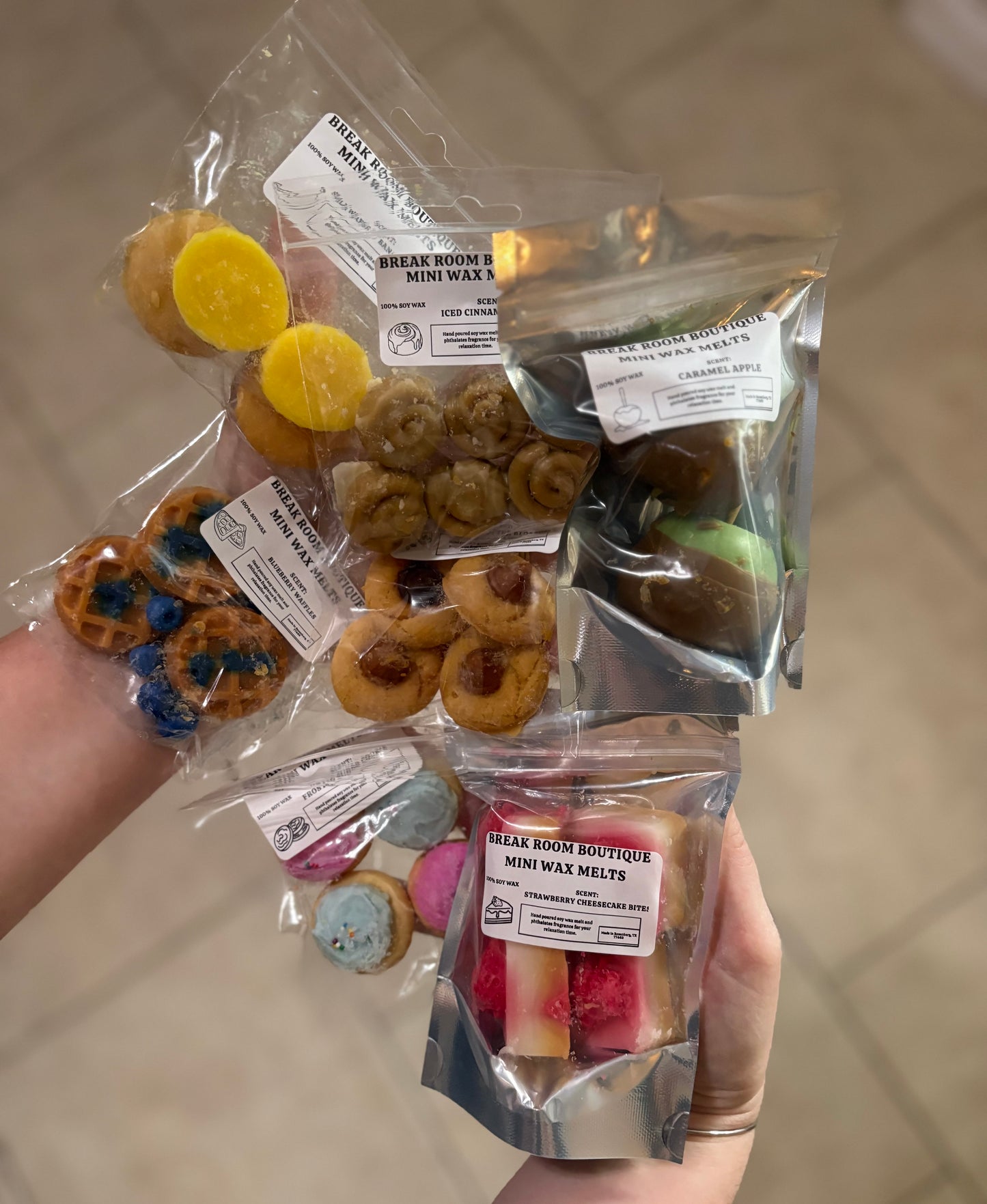 Mini Bagged “Food” Wax Melts