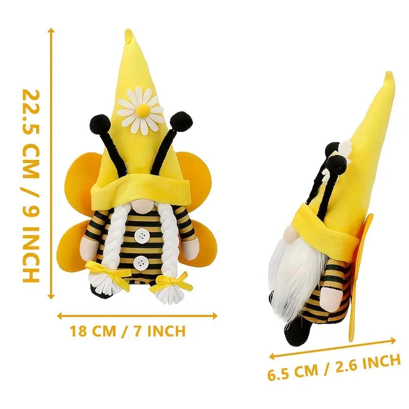 Daisy Bee Gnome - 2 Options