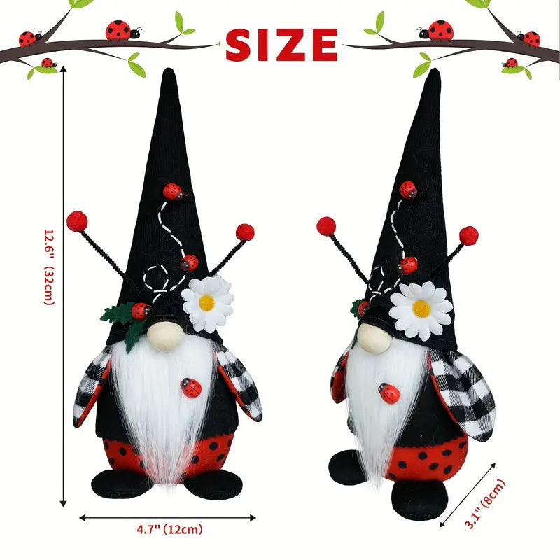 Lady Bug Gnome Set