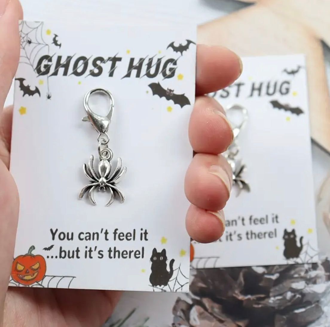 Ghost Hug Keychain