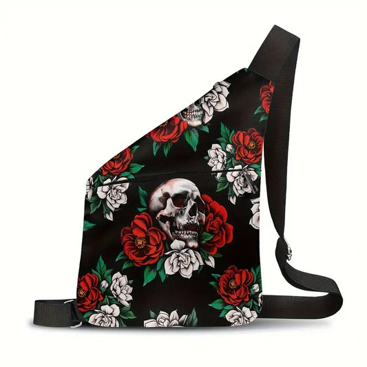 Skull Roses Sling Bag