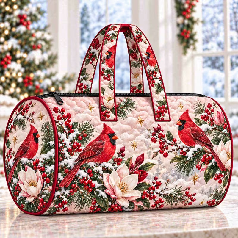 HOLIDAY SPECIAL! Cardinal Weekender Quilted Duffle PREORDER