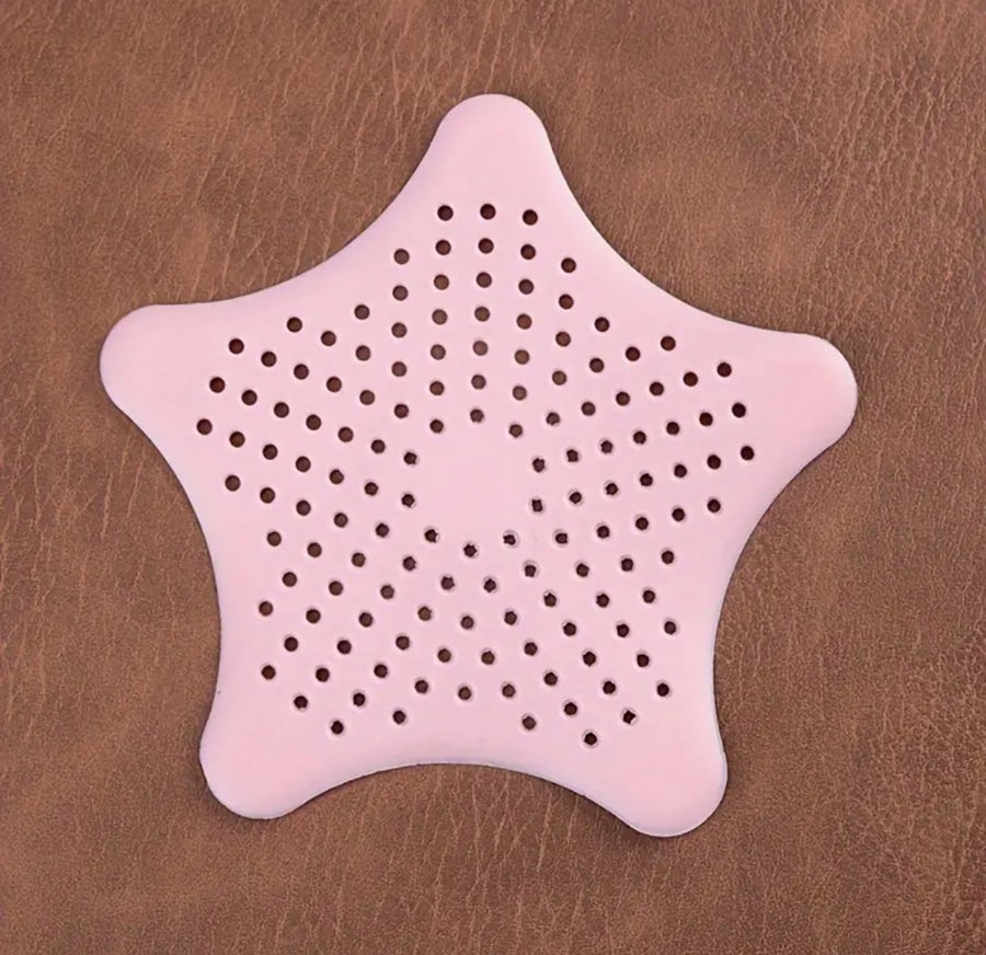 Star Shaped SIlicone Drain Cover Mat - 2 Colors