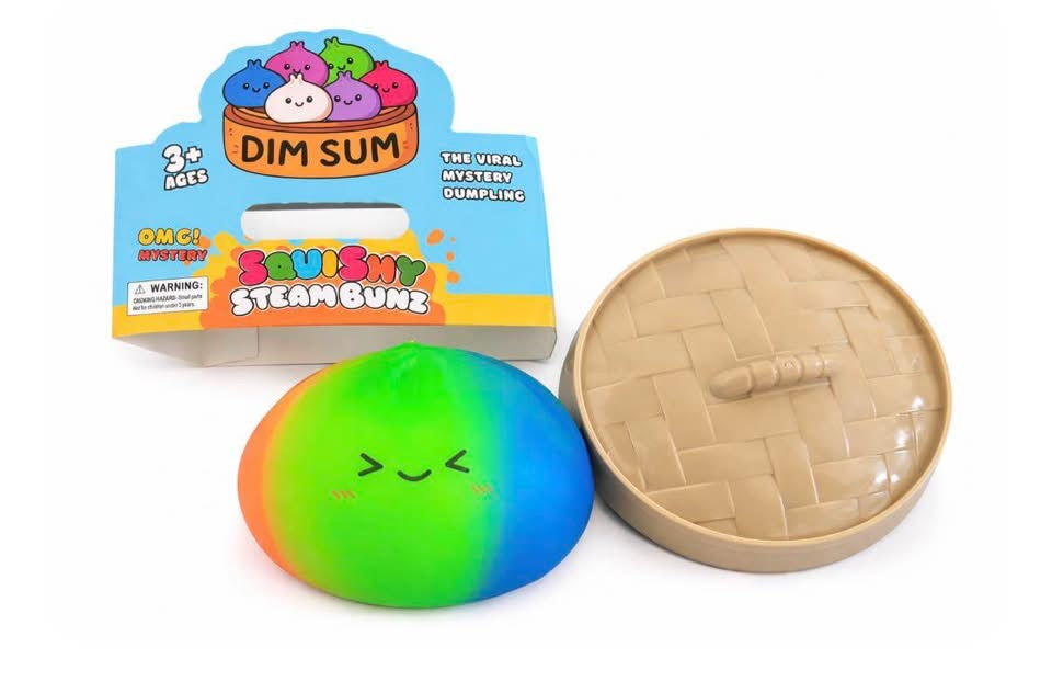 RTS Viral Rainbow Dumpling Squishy