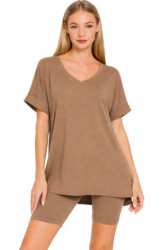 Soft Mocha Basic Tee