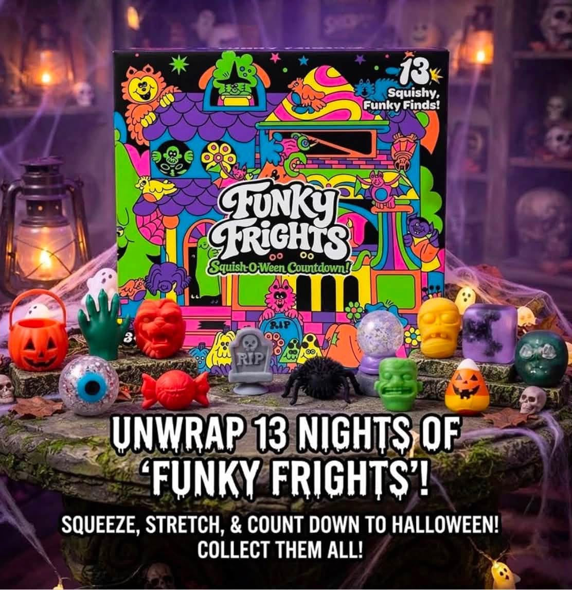 PREORDER Halloween Squishy Advent Calendar - 13 Spooky Squishies Inside!
