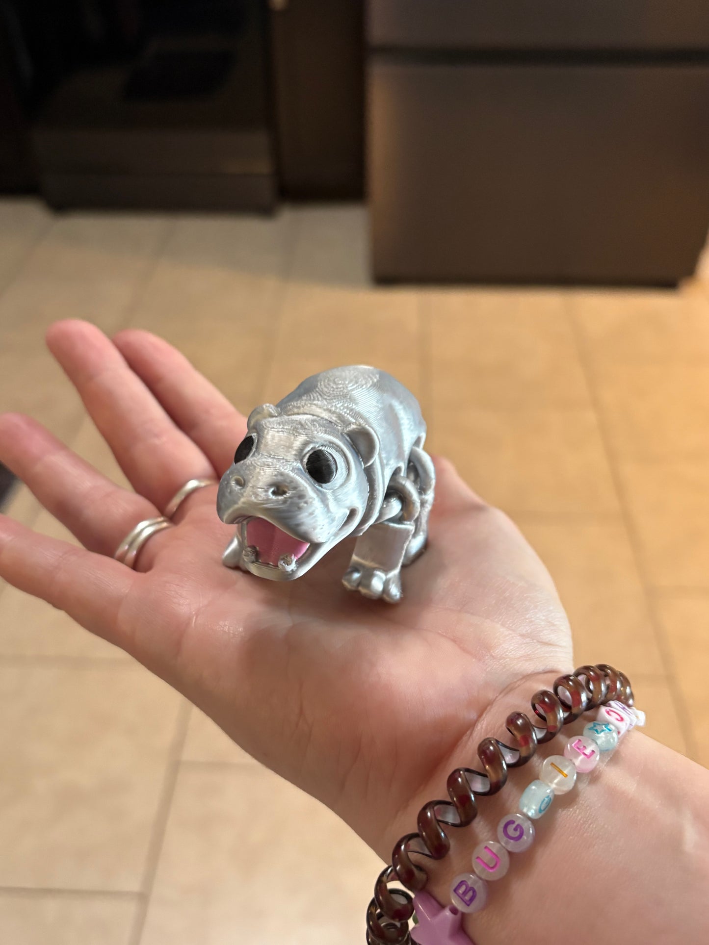 Made by Mike: Baby Hippo 3D Printed Fidget