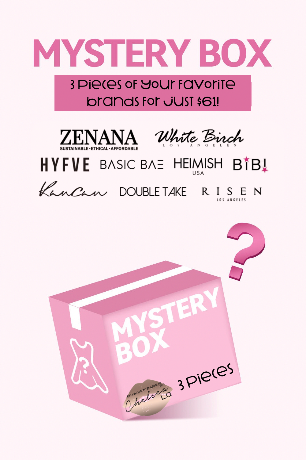 California Warehouse Mystery Bag of 3 Items