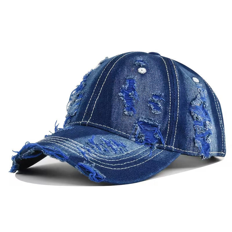 Power Hour Preorder Distressed Denim Hat