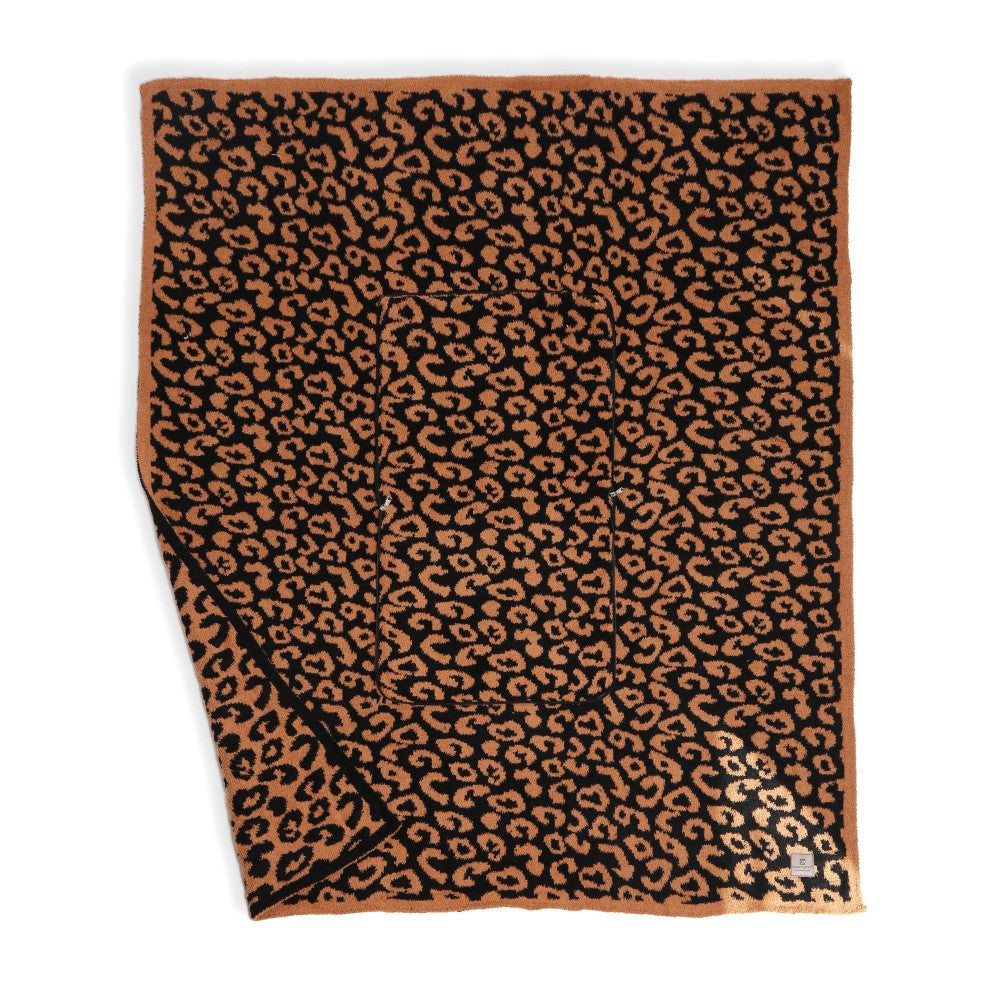 Animal Print Knit ComfyLuxe Two in One Blanket Pillow.