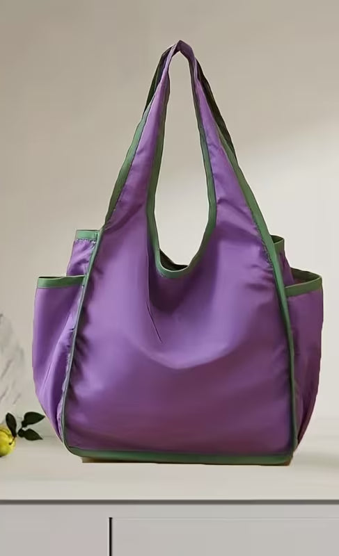 Large Foldable Tote Bag - 5 Colors