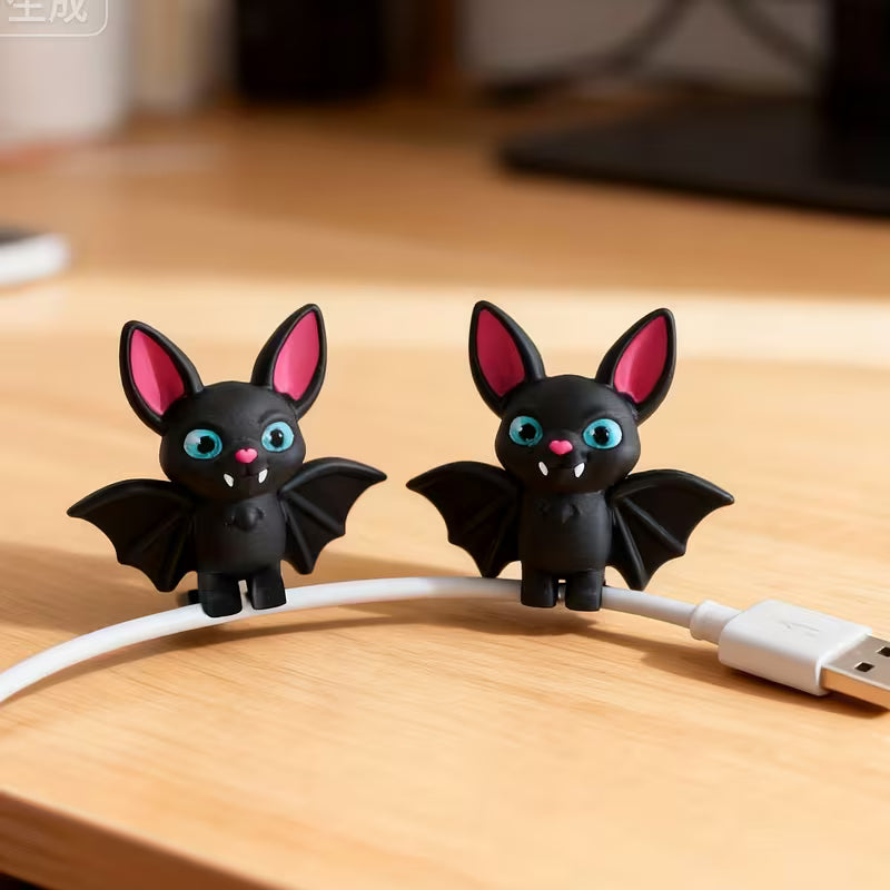 Cute Hanging Bat Cord Holder
