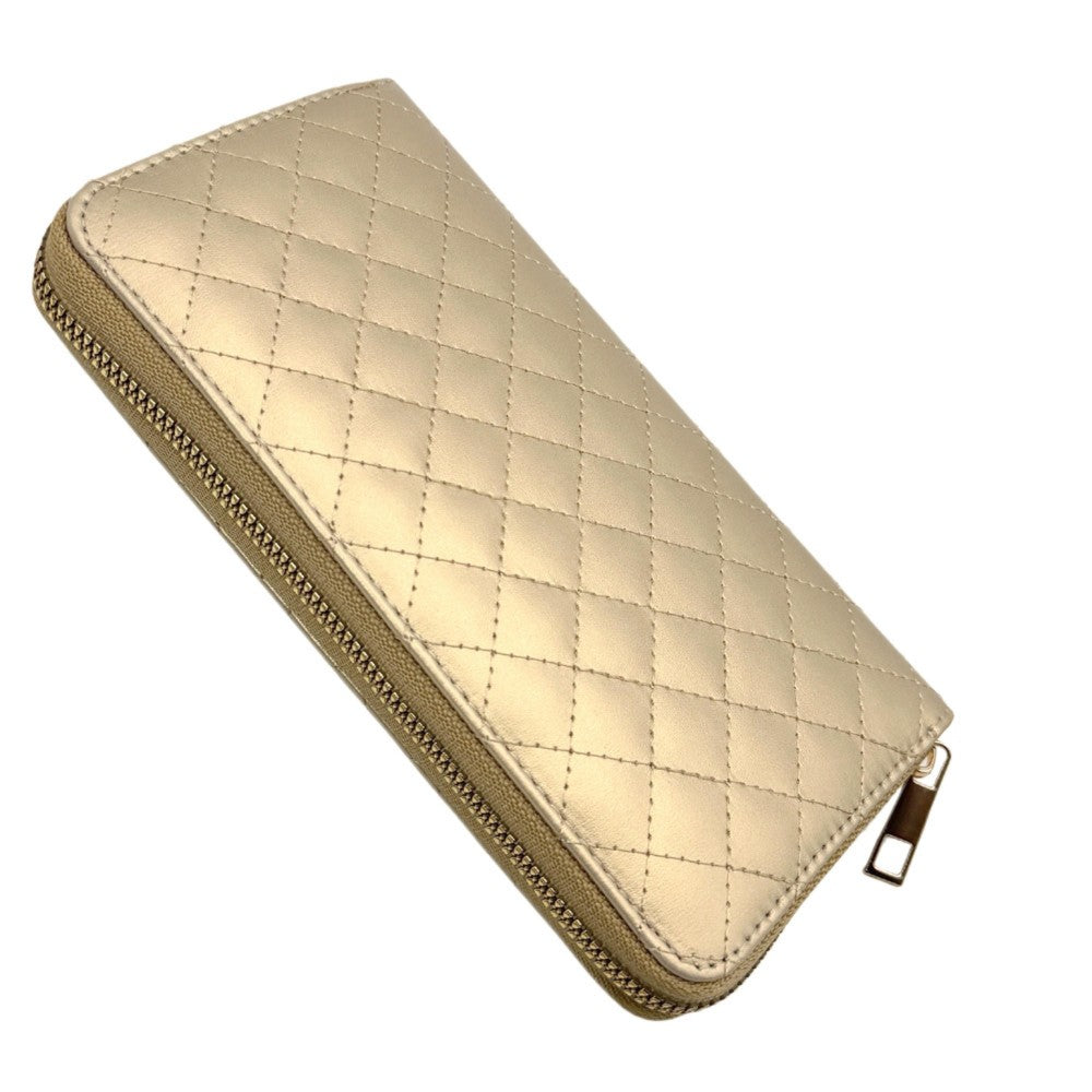 Quilted Vegan Leather Wallet