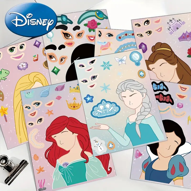 Princess Build Stickers 8 Pack