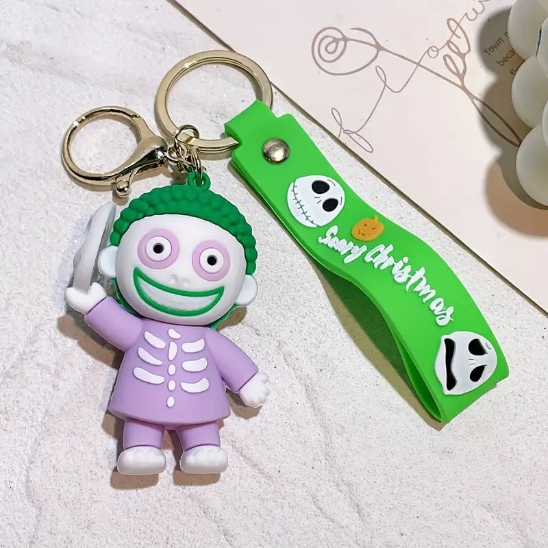 Scary Christmas Character Keychain - 9 Options!