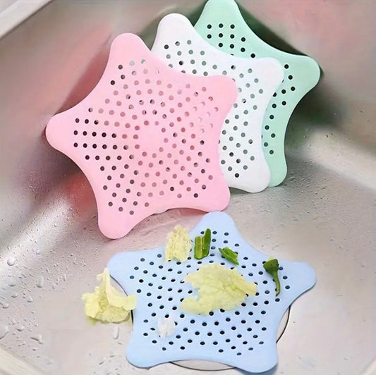 Star Shaped SIlicone Drain Cover Mat - 2 Colors