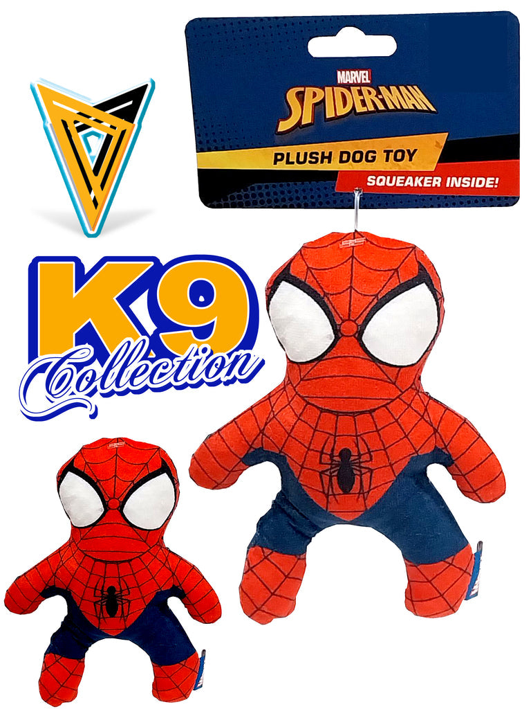 Marvel Superhero Plush Dog Toys with Squeaker