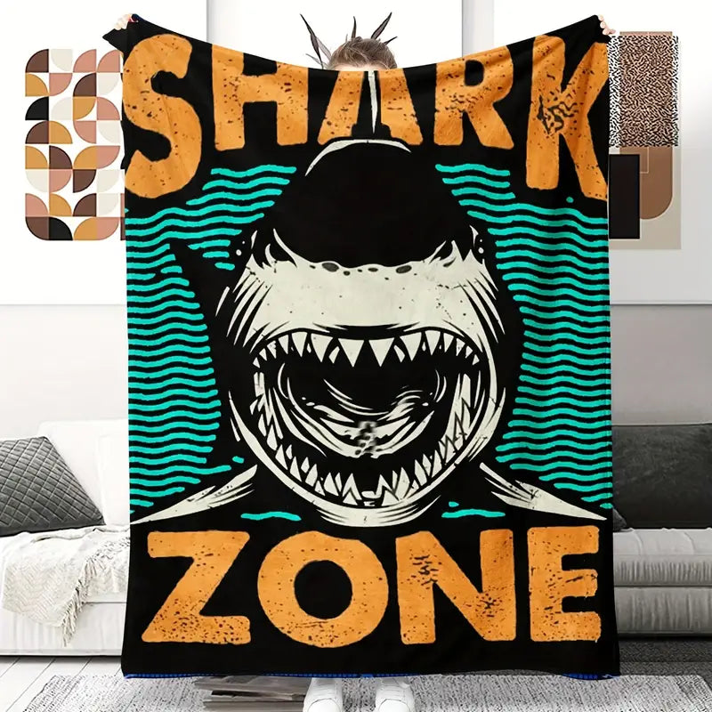 Shark Zone Fleece Blanket