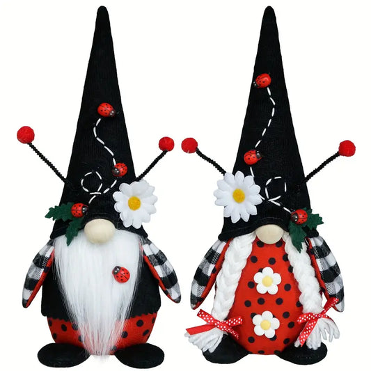 Lady Bug Gnome Set