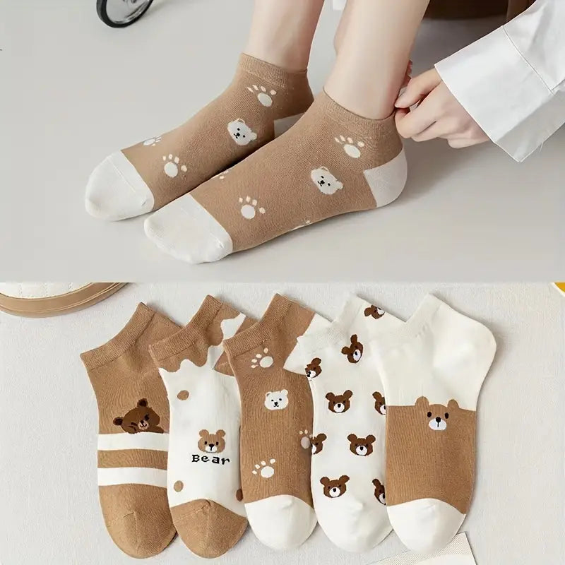 Light Brown Bear Sock Pack